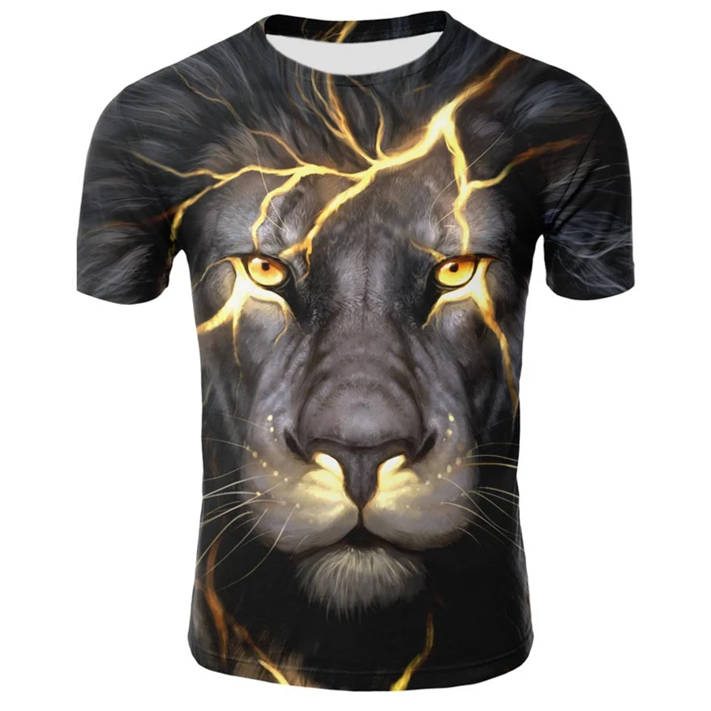Hot Sale Summer Men's tshirt O-Neck Short Sleeve Clothing Animal Lion 3D Printed T shirt Large Size Top Tees Men T-shirt 
Hot Sale Summer Men's tshirt O-Neck Short Sleeve Clothing Animal Lion 3D Printed T shirt Large Size Top Tees Men T-shirt