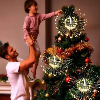 Hot 160 Light Copper Line Fireworks Light Battery Box Explosion Star Light String Christmas Decoration Light String Home Decor
Hot 160 Light Copper Line Fireworks Light Battery Box Explosion Star Light String Christmas Decoration Light String Home Decor