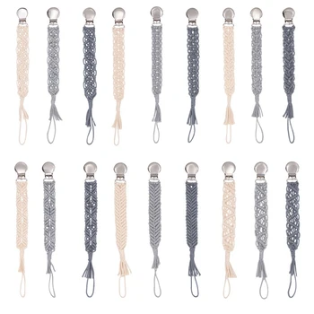 Weave Baby Pacifier Clip Chain Dummy Holder for Nipples Infant Kids Pacifier Clips Pacifier Holder Cotton Holder for Nipples
Weave Baby Pacifier Clip Chain Dummy Holder for Nipples Infant Kids Pacifier Clips Pacifier Holder Cotton Holder for Nipples