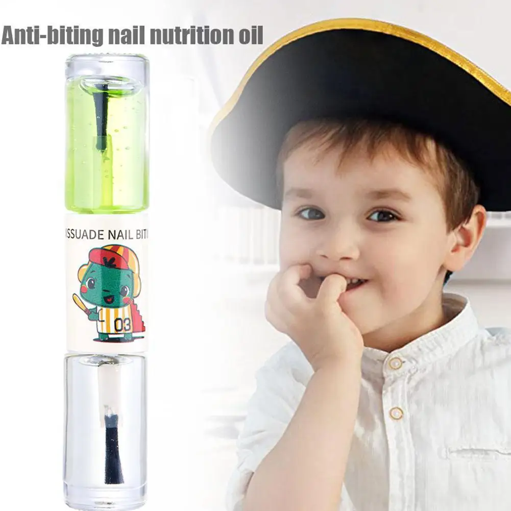Фото Stop Bitting Nail Polish Bitter Anti-biting For Baby Children Nutrition Oil Non-toxic Care Water | Красота и здоровье