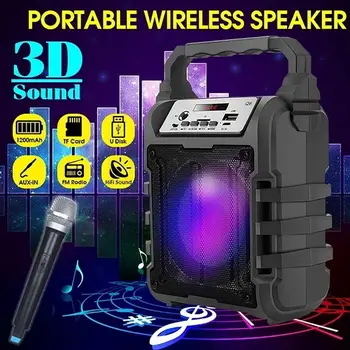 2020 New Portable Bluetooth Speaker TF AUX FM Radio Stereo Subwoofer with Microphone drop shipping
2020 New Portable Bluetooth Speaker TF AUX FM Radio Stereo Subwoofer with Microphone drop shipping