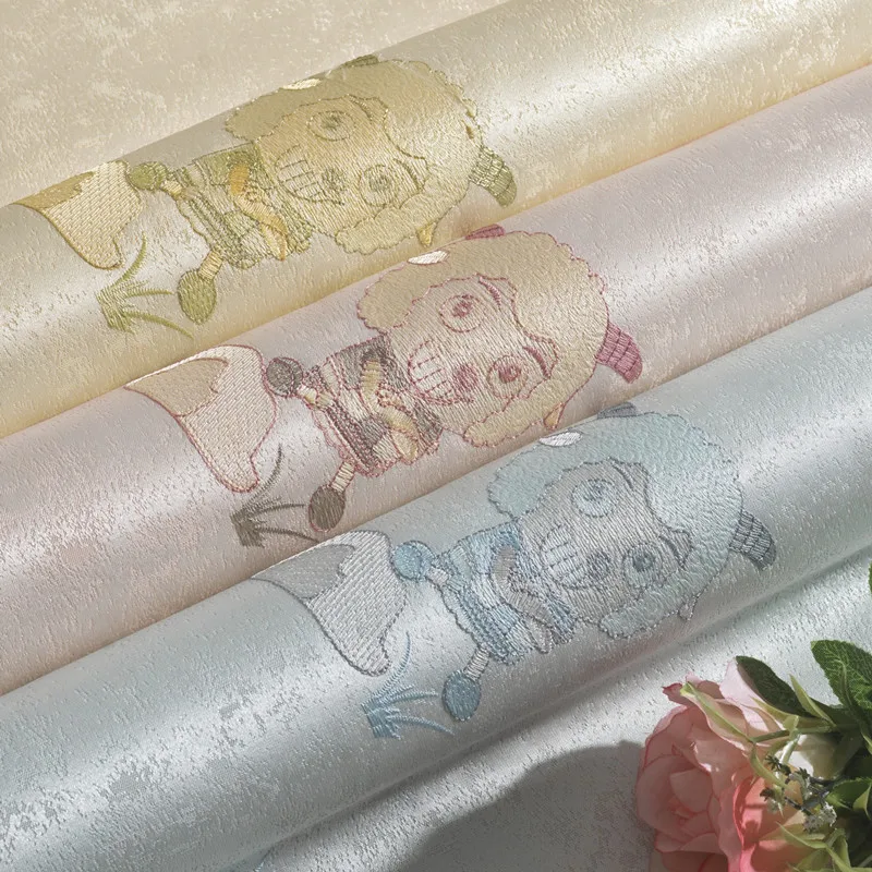 Radiant Wall Cloth Cartoon CHILDREN'S Room Top Grade Embroidered Wall Cloth Kids Room Environmentally Friendly Seamless Wall Clo 
Radiant Wall Cloth Cartoon CHILDREN'S Room Top Grade Embroidered Wall Cloth Kids Room Environmentally Friendly Seamless Wall Clo