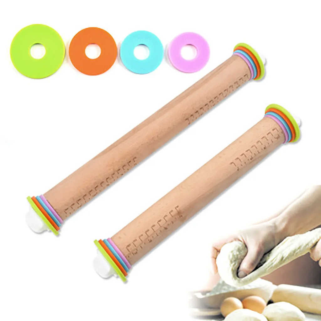 2019 New Wooden Rolling Pin Baking Tools Thickness Scale Adjustable Discs Kit Wooden adjustable scale rolling pin Скалка hot
2019 New Wooden Rolling Pin Baking Tools Thickness Scale Adjustable Discs Kit Wooden adjustable scale rolling pin Скалка hot