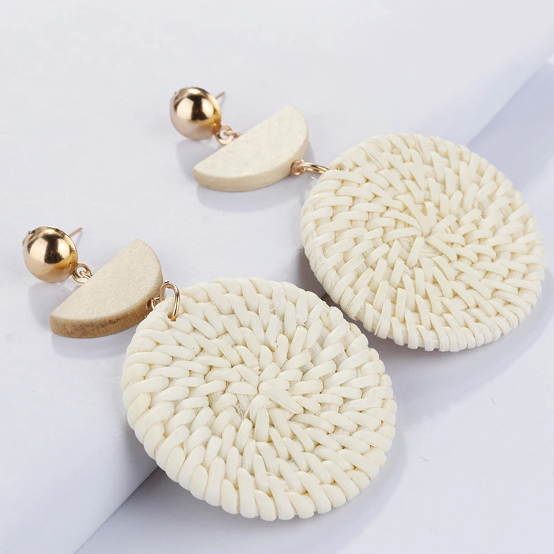 Flashbuy Simple Handmade Wooden Braid Earrings For Women Straw Weave Rattan Vine Geometric Long Drop Earrings Fashion Jewelry
Flashbuy Simple Handmade Wooden Braid Earrings For Women Straw Weave Rattan Vine Geometric Long Drop Earrings Fashion Jewelry