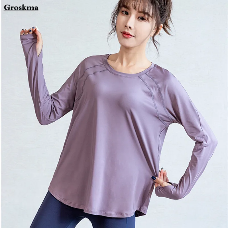 Sportswear Women Long Sleeve T Shirt Quick Dry Fitness Gym Loose Tops Clothing Yoga Running Overall Jerseys mMujer
Sportswear Women Long Sleeve T Shirt Quick Dry Fitness Gym Loose Tops Clothing Yoga Running Overall Jerseys mMujer