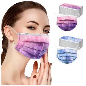 Multicolor Tie-dye Prints Facemask Breathable 3 -layer Masks Unisex Adults Protective Mouth Cover Three-layer Earloop Masque
Multicolor Tie-dye Prints Facemask Breathable 3 -layer Masks Unisex Adults Protective Mouth Cover Three-layer Earloop Masque