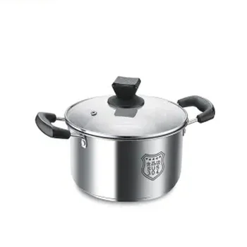 Stainless Steel Soup Pot Thickened Milk Pot Small Soup Pot Gas Stove Induction Cooker General Household Double Bottom Stainless
Stainless Steel Soup Pot Thickened Milk Pot Small Soup Pot Gas Stove Induction Cooker General Household Double Bottom Stainless