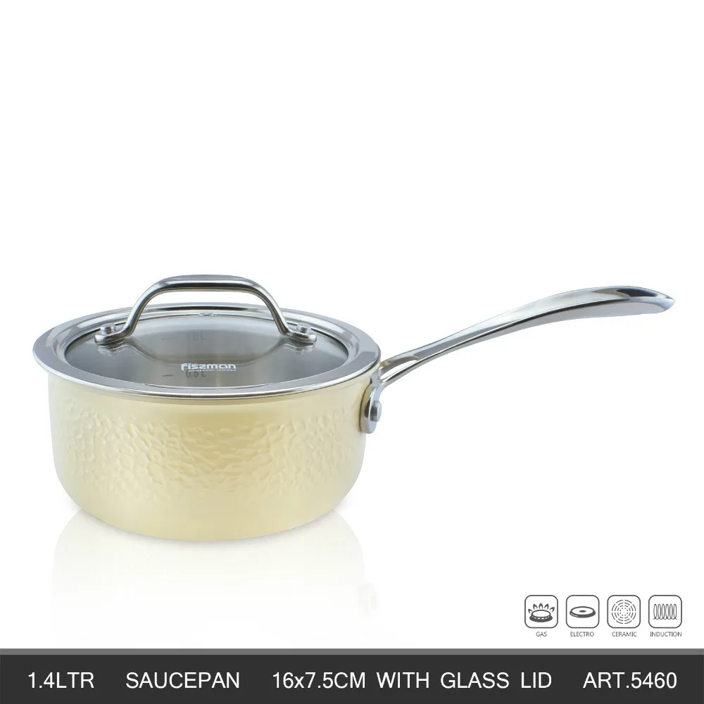 

16cm saucepan with glass lid, soup pots, induction base, 2 layers of stainless steel cookware