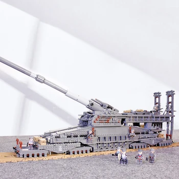 KAZI 10005 military World war ii series DORA ju pao Gustav train cannon model large Building blocks Lepining difficult adult toy
KAZI 10005 military World war ii series DORA ju pao Gustav train cannon model large Building blocks Lepining difficult adult toy