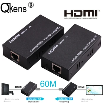 1080P HDMI Extender Splitter Extend HDMI Signal To 60m By Single Ethernet RJ45 CAT5E CAT 6 6E Network Cable Extension Cord TX RX
1080P HDMI Extender Splitter Extend HDMI Signal To 60m By Single Ethernet RJ45 CAT5E CAT 6 6E Network Cable Extension Cord TX RX