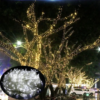String Lights 5M 10M 20M 30M 50M 100M Outdoor Led Garland String Fairy Light 8 Mode Christmas Light Holiday Wedding Party Decor 
String Lights 5M 10M 20M 30M 50M 100M Outdoor Led Garland String Fairy Light 8 Mode Christmas Light Holiday Wedding Party Decor