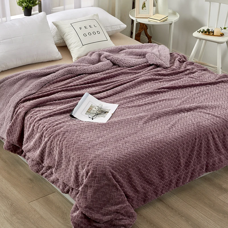 Blanket Quilt Thick Winter Warm Coral Fleece Blanket Flannel Bed Sheet Nap Bed Dormitory-Style
Blanket Quilt Thick Winter Warm Coral Fleece Blanket Flannel Bed Sheet Nap Bed Dormitory-Style