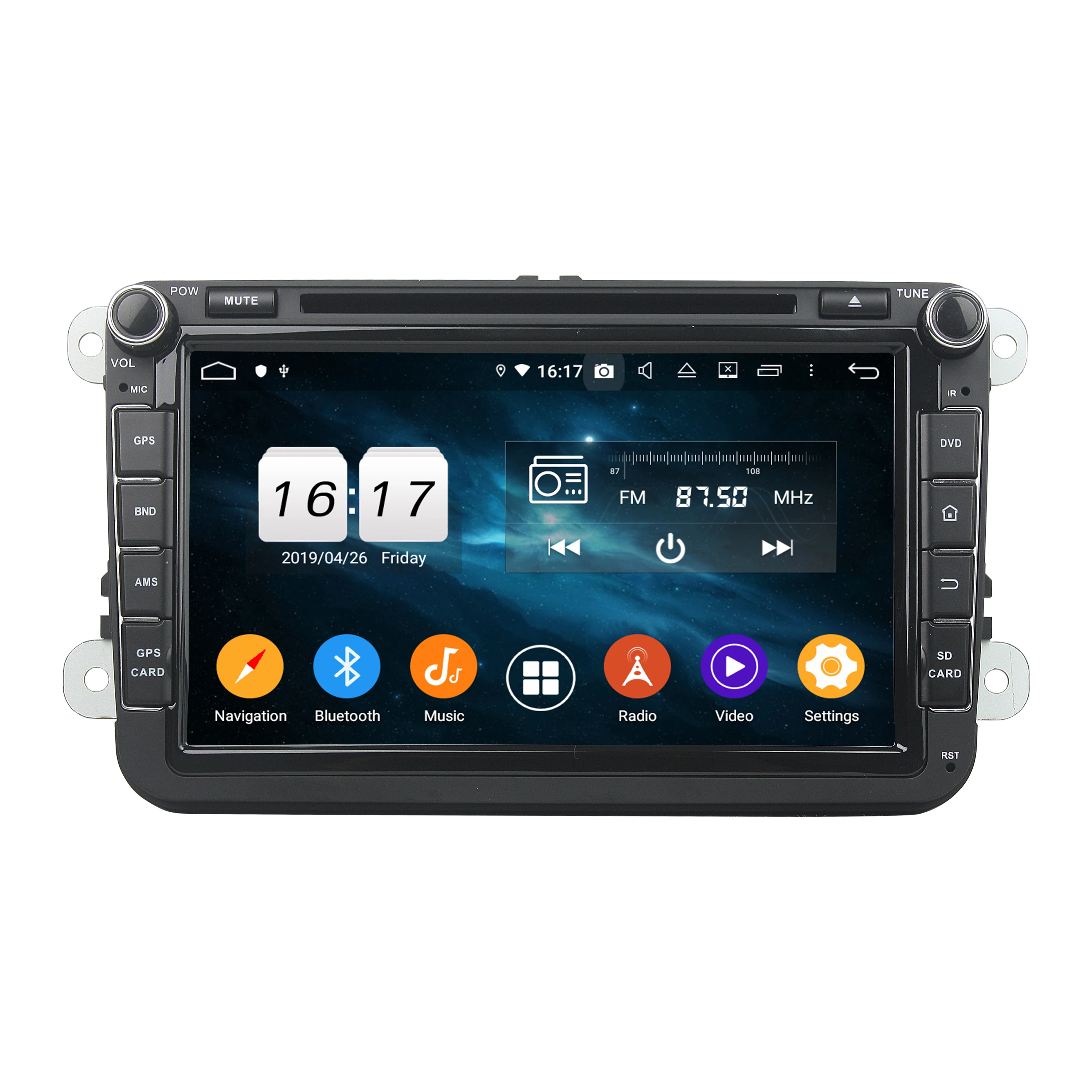 

KLYDE 8" 8 Core Android 9.0 For Volkswagen For VW Magotan Caddy Passat Sagitar Car Radio 2+16GB 4+64GB Multimedia Audio Stereo