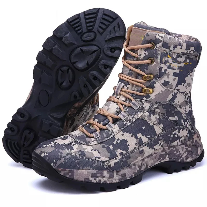 New Men Military Boots Quality Tactical Combat Ankle Boats Army Work High top special boots special coturno waterproof big size
New Men Military Boots Quality Tactical Combat Ankle Boats Army Work High top special boots special coturno waterproof big size