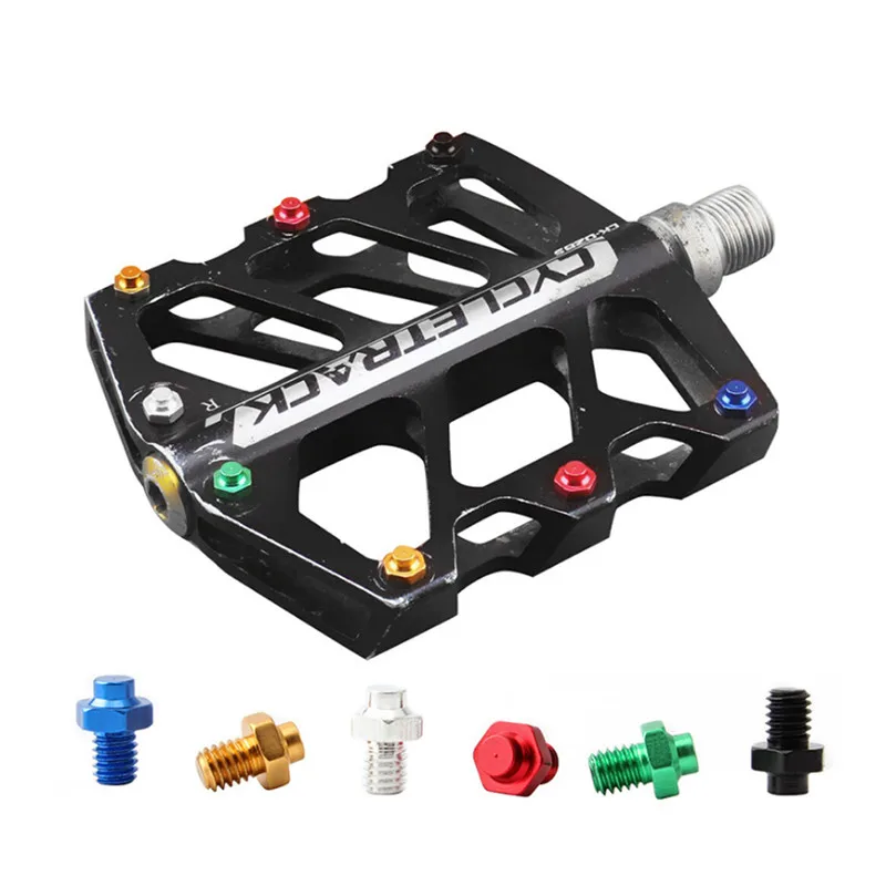 10PC/Bag Bicycle Pedal Bolt Pedal Fixed Studs Anti-Slip Aluminum Alloy Mountain Bike Screws M4 Pedal Anti-Slip Screws
10PC/Bag Bicycle Pedal Bolt Pedal Fixed Studs Anti-Slip Aluminum Alloy Mountain Bike Screws M4 Pedal Anti-Slip Screws