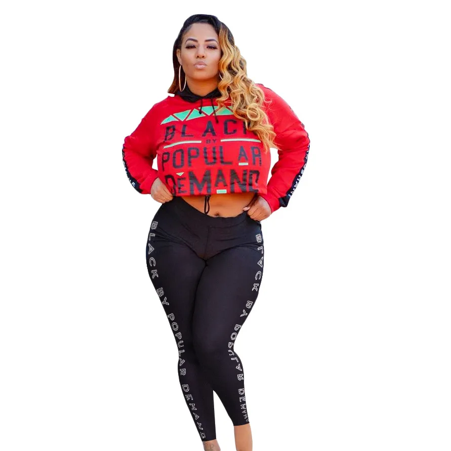 Letter Print Women Sets Tracksuit Color Patchwork Long Sleeve Hooded Sweatshirts Crop Top Leggings Pants 2 Piece Sports Suit 
Letter Print Women Sets Tracksuit Color Patchwork Long Sleeve Hooded Sweatshirts Crop Top Leggings Pants 2 Piece Sports Suit