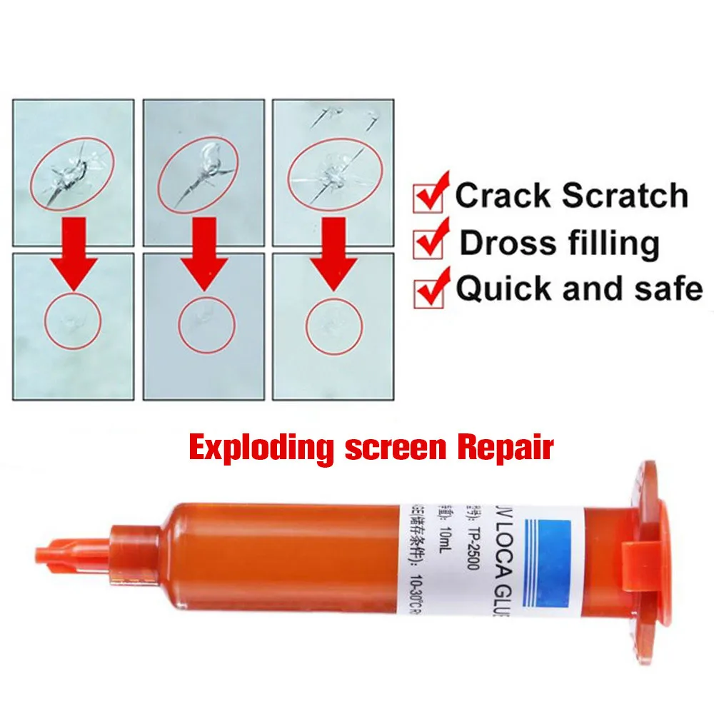 5ML/10ML UV Glue Optical Clear Adhesive Glue Cell Phone Repair Tool for Mobile Phone Touch Screen Repair Good Bonding Strength
5ML/10ML UV Glue Optical Clear Adhesive Glue Cell Phone Repair Tool for Mobile Phone Touch Screen Repair Good Bonding Strength