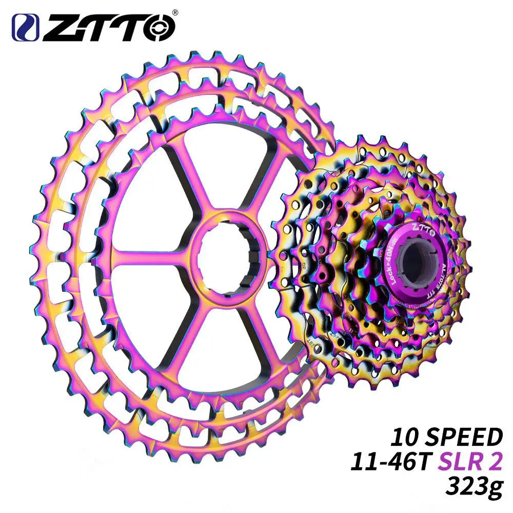 Kuulee ZTTO 10 Speed Bicycle 11-46T CNC Rainbow Cassette 10s Ultralight 11-46T Freewheel
Kuulee ZTTO 10 Speed Bicycle 11-46T CNC Rainbow Cassette 10s Ultralight 11-46T Freewheel