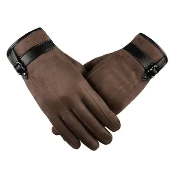 ZACOO Mens New Screentouch Suede Cold Weather Gloves Driving Gloves with Buckle Decor
ZACOO Mens New Screentouch Suede Cold Weather Gloves Driving Gloves with Buckle Decor