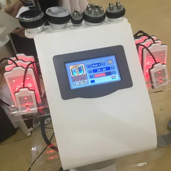 6in1Ultrasonic Liposuction 40K Negative Pressure Cavitation Vacuum facial Multipolar bipolor skin care RF laser Slimming machine 
6in1Ultrasonic Liposuction 40K Negative Pressure Cavitation Vacuum facial Multipolar bipolor skin care RF laser Slimming machine