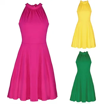 Madam clothing OWLPRINCES Women's Halter Stand Collar off-Shoulder Sleeveless Sexy Plain Casual Dress
Madam clothing OWLPRINCES Women's Halter Stand Collar off-Shoulder Sleeveless Sexy Plain Casual Dress