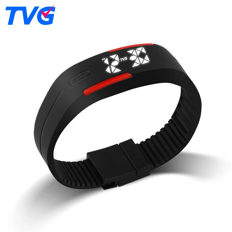 New TVG Led Display Sport bracelet Watches Silicone Strap Led Digital Wrist Watches For Children Boys Girls Watches Best Gift
New TVG Led Display Sport bracelet Watches Silicone Strap Led Digital Wrist Watches For Children Boys Girls Watches Best Gift