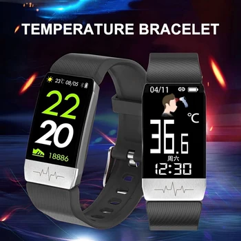 T1S Body Temperature Detection ligent Bracelet Multi-Function Body Health Monitor IP67 Waterproof Sport Bracelet
T1S Body Temperature Detection ligent Bracelet Multi-Function Body Health Monitor IP67 Waterproof Sport Bracelet
