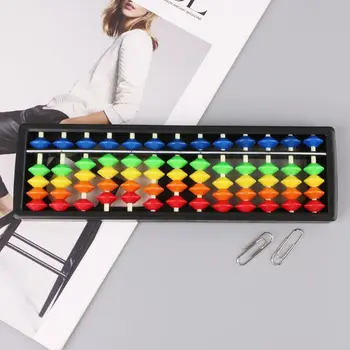 13 Column Portable Plastic Abacus Arithmetic Soroban Calculating Tool With Colorful Beads Children's Educational Toys
13 Column Portable Plastic Abacus Arithmetic Soroban Calculating Tool With Colorful Beads Children's Educational Toys