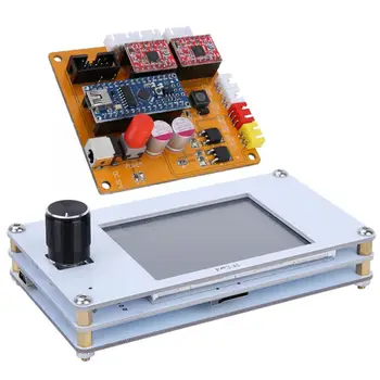 2 Axle CNC Laser Engraving Machine Control Board with Control Panel 12V/5V for Woodworking DIY
2 Axle CNC Laser Engraving Machine Control Board with Control Panel 12V/5V for Woodworking DIY
