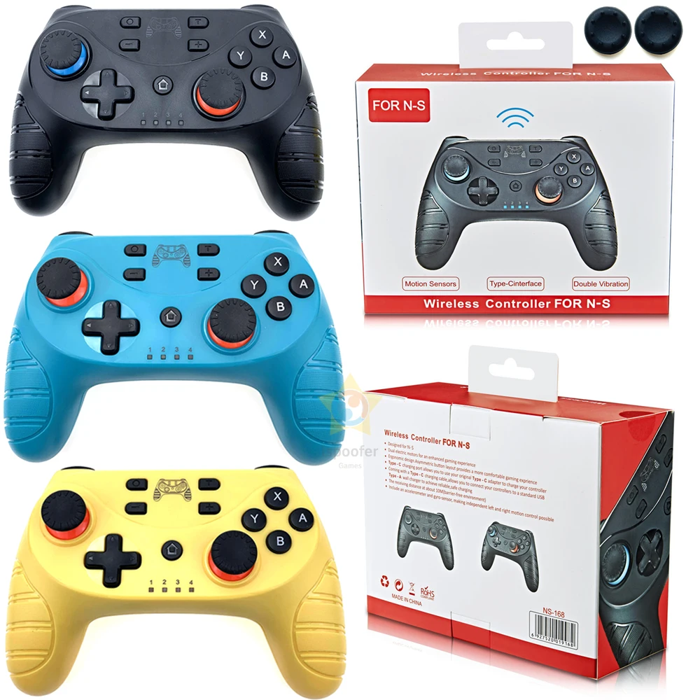 New Arrival Bluetooth Wireless 6-axis Gyroscope Game Controller Joystick Gamepad with Vibration Feedback for Switch Pro Lite
New Arrival Bluetooth Wireless 6-axis Gyroscope Game Controller Joystick Gamepad with Vibration Feedback for Switch Pro Lite
