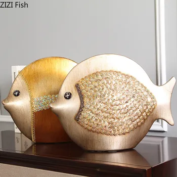 High-end European Ornaments Creative Home Decorations Ceramic Crafts Couple Fish TV Cabinet Ornaments Wedding Gifts
High-end European Ornaments Creative Home Decorations Ceramic Crafts Couple Fish TV Cabinet Ornaments Wedding Gifts