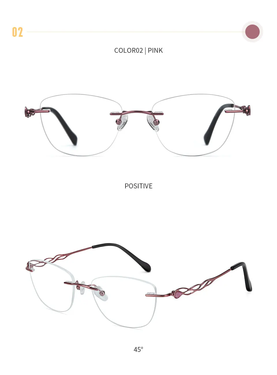 Titanium Glasses Frame Women Ultra Light Eyeglasses Classic Luxury Design MyopiaGlasses Prescription Eyewear New (11)