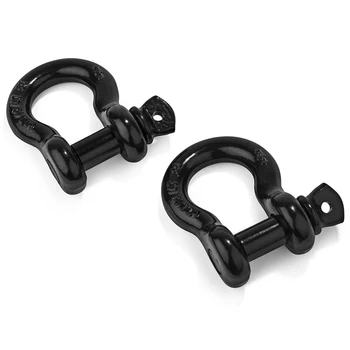 2 Pcs D-shaped hinge 9500lbs Shackle by for Vehicle Recovery, Towing, Stump Removal, & More - Accessory for Jeeps & Trucks
2 Pcs D-shaped hinge 9500lbs Shackle by for Vehicle Recovery, Towing, Stump Removal, & More - Accessory for Jeeps & Trucks