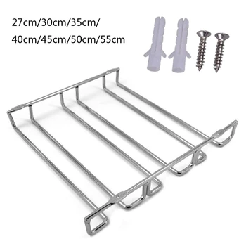 3 Rows Wine Glass Rack Under Cabinet Stemware Wine Glass Holder for Kitchen Bar N1HF
3 Rows Wine Glass Rack Under Cabinet Stemware Wine Glass Holder for Kitchen Bar N1HF