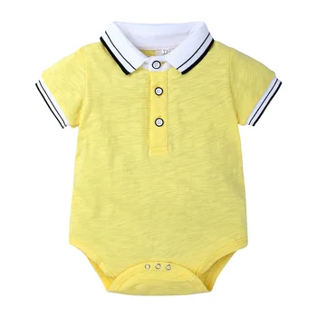 Fashion Newborn Baby Clothes Yellow Cotton Short Sleeve Baby Boys Rompers V-neck Toddler Rompers Infant Clothes 3-24 Months
Fashion Newborn Baby Clothes Yellow Cotton Short Sleeve Baby Boys Rompers V-neck Toddler Rompers Infant Clothes 3-24 Months