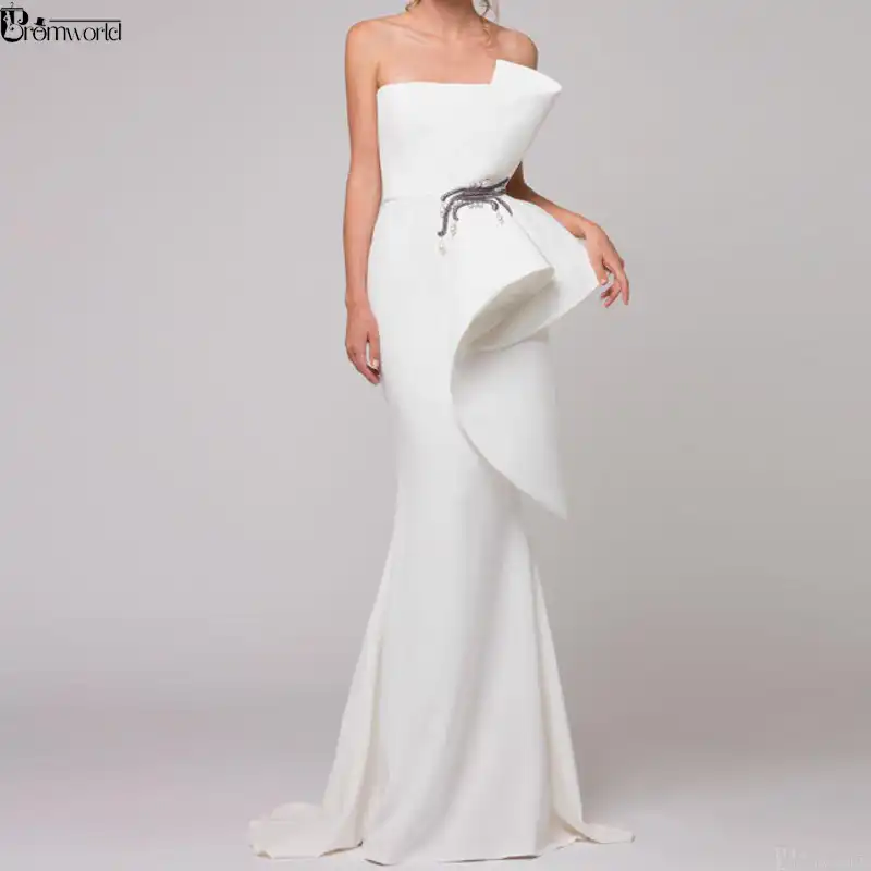 white evening gown dresses