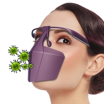 Reusable Protective Face Mask Anti-Fog Anti-Splash Dust Isolating Face Shield Protection Equipment Maski Na Twarz Antywirusowe
Reusable Protective Face Mask Anti-Fog Anti-Splash Dust Isolating Face Shield Protection Equipment Maski Na Twarz Antywirusowe