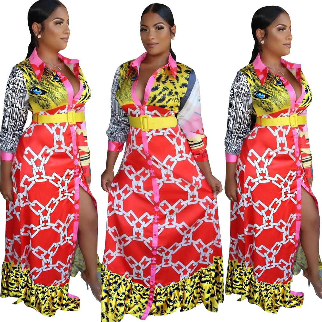 Африканские платья для женщин африканская одежда Африканское Платье с принтом