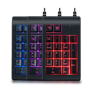 Three Colors RGB Backlit USB Wired Keyboard Waterproof Number Pad Numeric Keypad Mini Numpad Multi-functional Digital Keys
Three Colors RGB Backlit USB Wired Keyboard Waterproof Number Pad Numeric Keypad Mini Numpad Multi-functional Digital Keys
