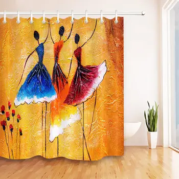 Waterproof Fabric Abstract Dancing Girls Shower Curtain Set Bathroom Hooks 72"
Waterproof Fabric Abstract Dancing Girls Shower Curtain Set Bathroom Hooks 72"