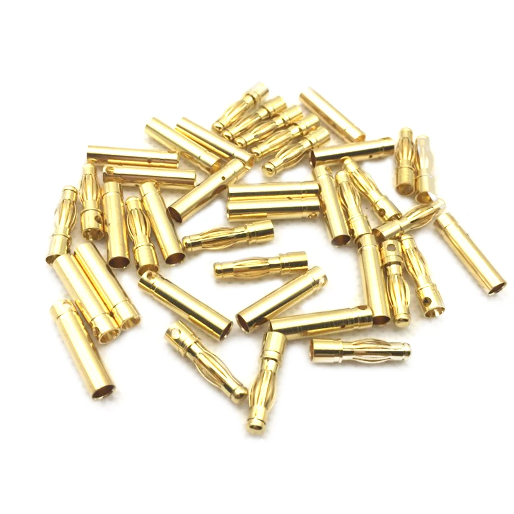 

10Set 4mm Gold-plated RC Battery Bullet Banana Plug Male Female Banana Connector