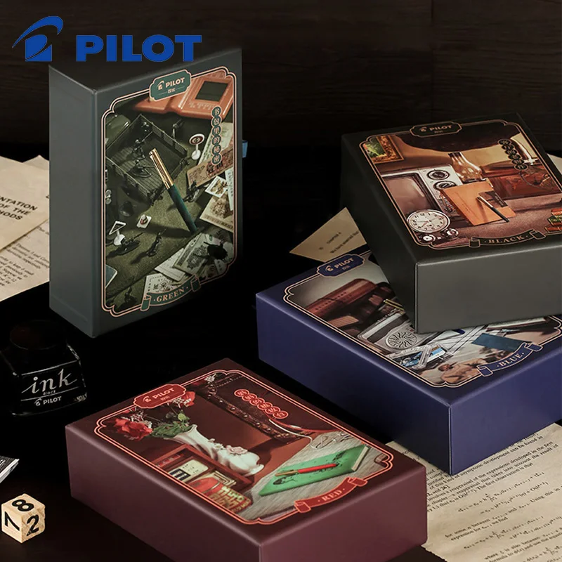 PILOT Pen-filled Large-capacity 17G Fountain Pen 22k Gold Pen Tip 78G Upgrade Retro Gift Box for Office Students
PILOT Pen-filled Large-capacity 17G Fountain Pen 22k Gold Pen Tip 78G Upgrade Retro Gift Box for Office Students