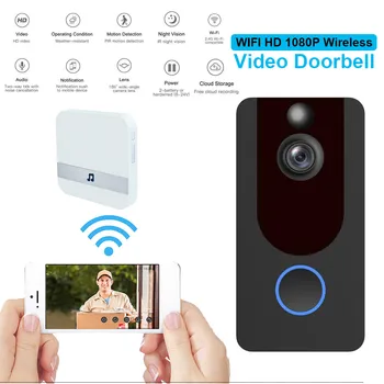 Wifi Smart Doorbell Intercom Video Camera Wireless 2 WayTalk Waterproof 1080P US professional wireless Smart doorbell for home
Wifi Smart Doorbell Intercom Video Camera Wireless 2 WayTalk Waterproof 1080P US professional wireless Smart doorbell for home