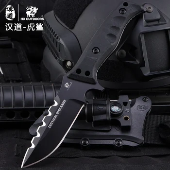 Hx Outdoors Tiger shark Camping Knife ,D2 Blade G-10 Handle ,Tactical Survival Multi Rescue Hunting Knives Diving Dropshipping
Hx Outdoors Tiger shark Camping Knife ,D2 Blade G-10 Handle ,Tactical Survival Multi Rescue Hunting Knives Diving Dropshipping