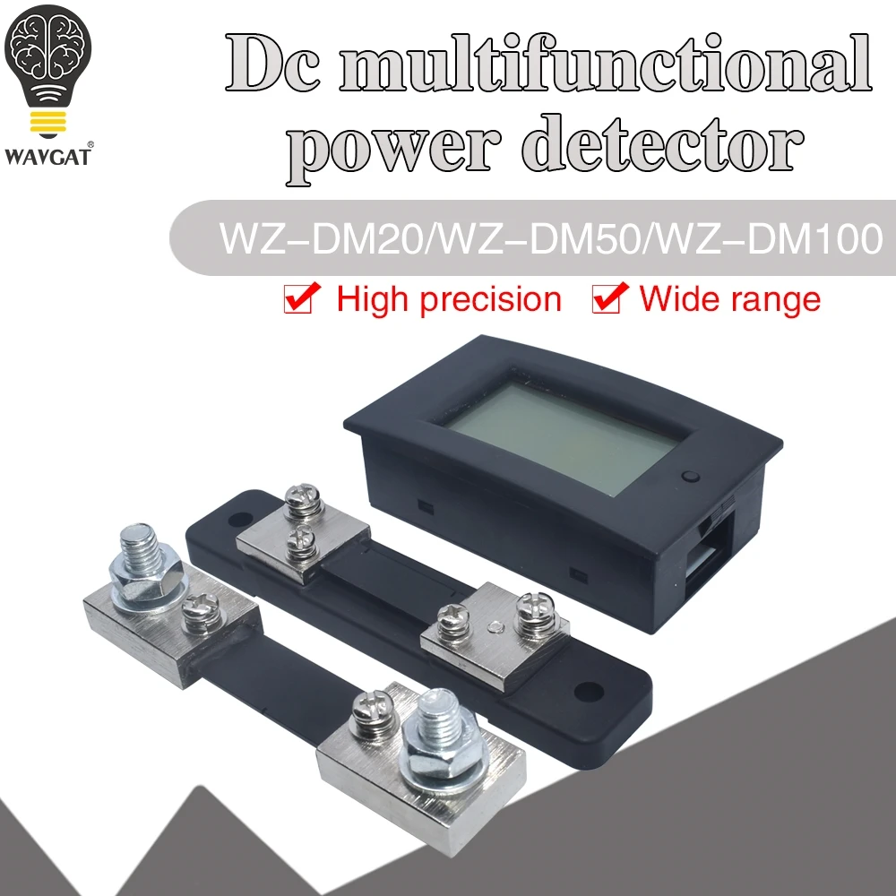 Free Shipping DC Voltmeter Ammeter Power Energy Digital Voltage Current Meter LCD 4 inch DC 7.5-100V 20A 50A 100A with Shunt
Free Shipping DC Voltmeter Ammeter Power Energy Digital Voltage Current Meter LCD 4 inch DC 7.5-100V 20A 50A 100A with Shunt