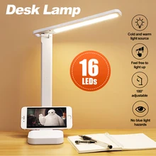 LED Table Lamp Foldable Three-Speed Touch Dimmable Desk Lamp USB Ports Bedside Study Reading Night Light For Travel Bedroom
LED Table Lamp Foldable Three-Speed Touch Dimmable Desk Lamp USB Ports Bedside Study Reading Night Light For Travel Bedroom