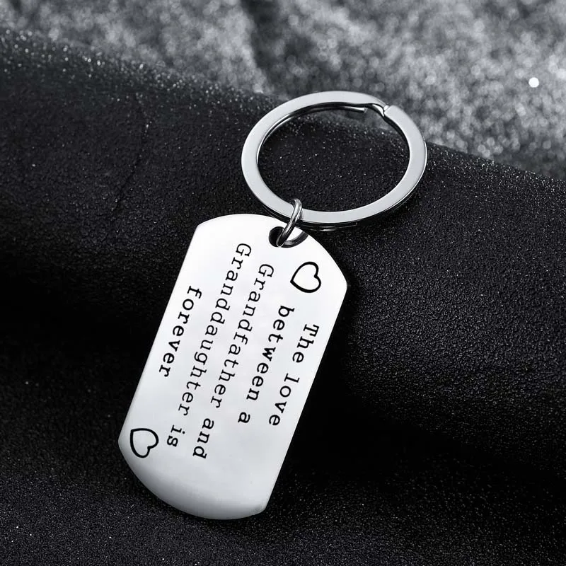 Фото Брелки для ключей с надписью Собака из нержавеющей стали 12 шт. | Украшения и