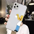 Симпсон чехол для телефона iPhone 12 Pro Max 12 2020 Самолет силиконовый чехол для iPhone 11 6 7 8 Plus XR XS Max 5S