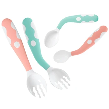 Baby Training Spoons Forks 1 Sets,Toddler Feeding Utensils Set Children Tableware Travel Set
Baby Training Spoons Forks 1 Sets,Toddler Feeding Utensils Set Children Tableware Travel Set