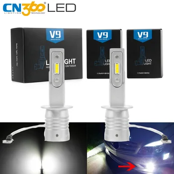 CN360 2PCS H1 H3 H7 LED Car Fog Light Bulbs DRL Auto Fog Lamp CSP Chips 13W 12V 6500K White 3000LM Super Bright Car Accessories
CN360 2PCS H1 H3 H7 LED Car Fog Light Bulbs DRL Auto Fog Lamp CSP Chips 13W 12V 6500K White 3000LM Super Bright Car Accessories